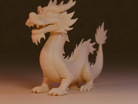 Chinese dragon 3D Print Model