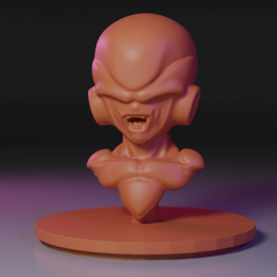 Frieza - dragon ball 3D Print Model .c4d .max .obj .3ds .fbx .stl .blend