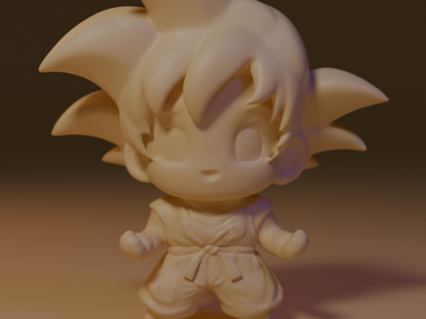 Toy Goku Model Cetak 3D