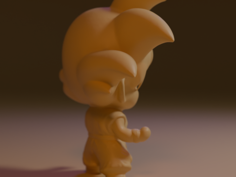 Toy Goku Modelo de Impressão 3D