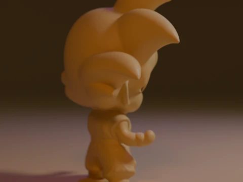 Toy Goku 3D Print Model