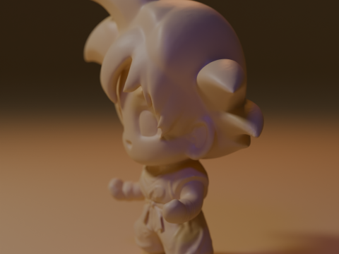 Toy Goku Modelo de Impressão 3D