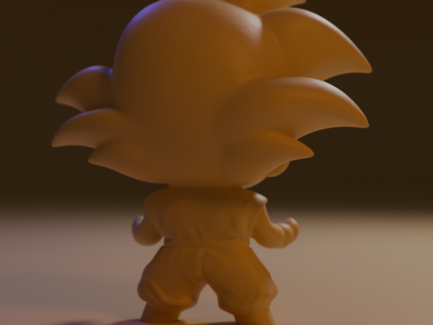 Toy Goku Modelo de Impressão 3D