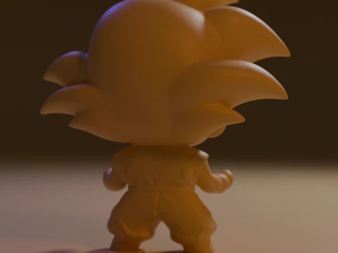 Toy Goku 3D Print Model