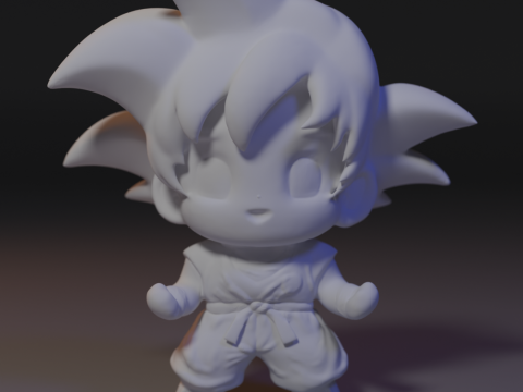 Toy Goku Modelo de Impressão 3D