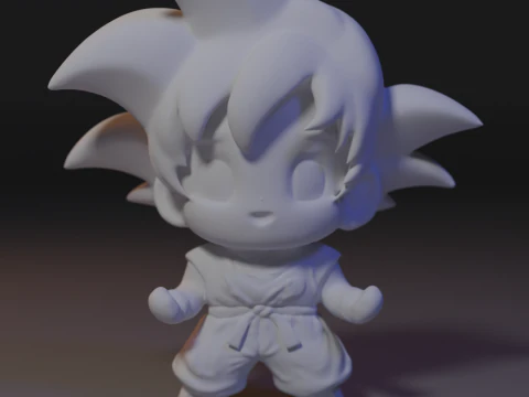 Toy Goku 3D Print Model