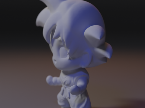 Toy Goku Modelo de Impressão 3D