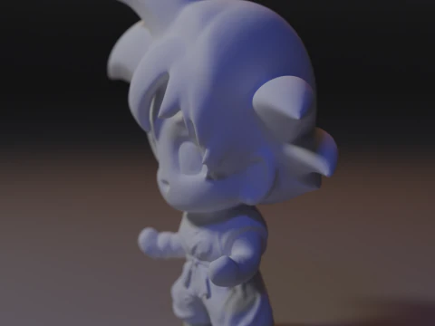 Toy Goku 3D Print Model