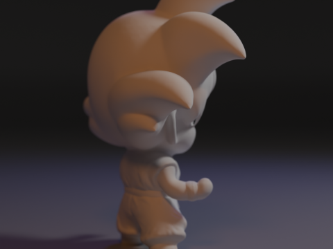 Toy Goku Modelo de Impressão 3D