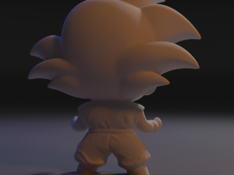 Toy Goku Modelo de Impressão 3D