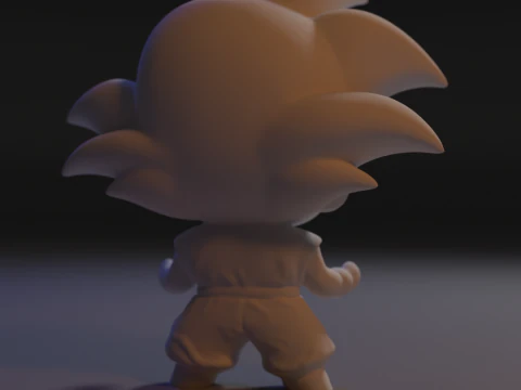 Toy Goku 3D Print Model