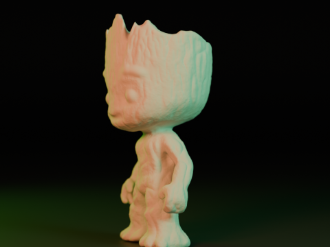 Baby Groot 3D Druckmodell
