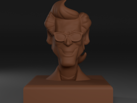 Ace Ventura caricature Modèles 3D en vedette