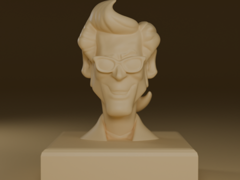 Ace Ventura caricature Modèles 3D en vedette