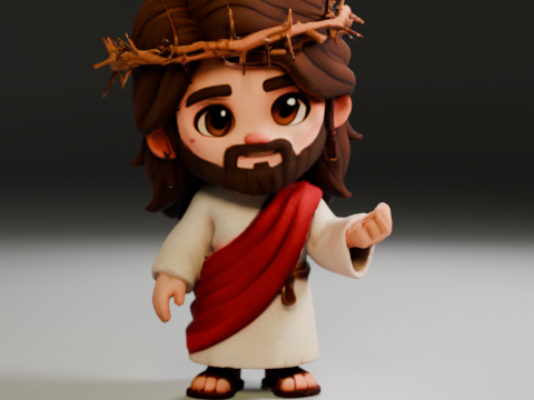 Jesus Christ 3D Print Model