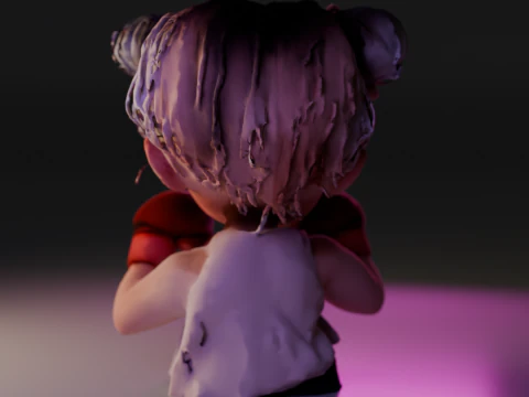 Boxer woman 3D Print Model
