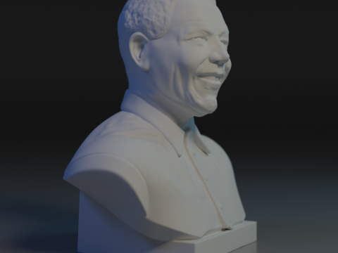 Nelson Mandela 3D 프린트 모델