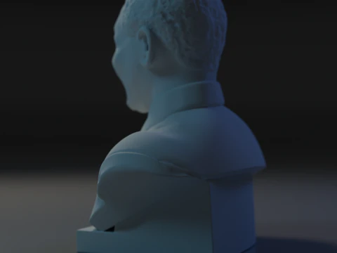 Nelson Mandela 3D Print Model