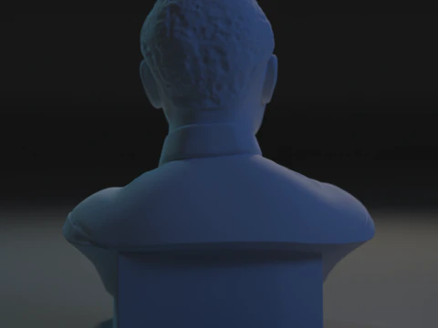 Nelson Mandela 3D Print Model