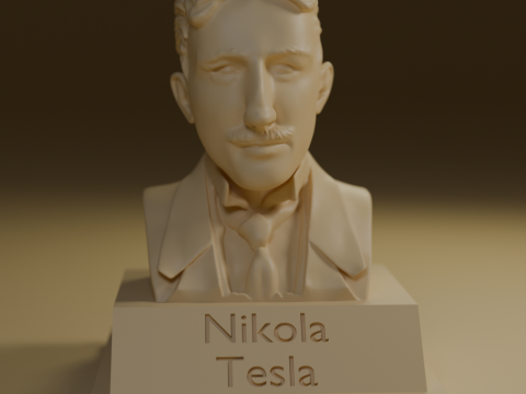 Nikola Tesla Modelo de impresión 3D