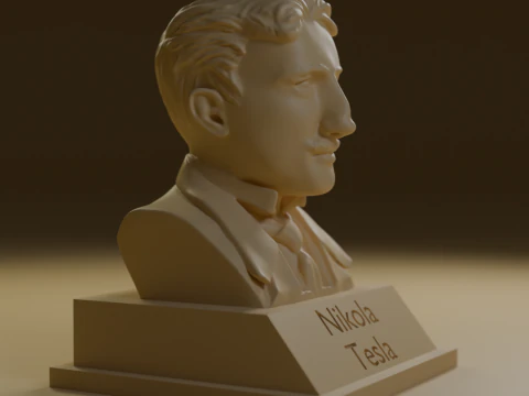 Nikola Tesla 3D Print Model
