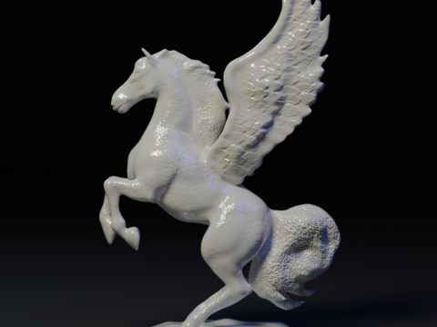 Pegasus 3D Принт Модель