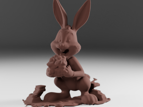 Bugs Bunny 3D Print Model