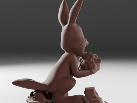 Bugs Bunny Modelo de Impressão 3D