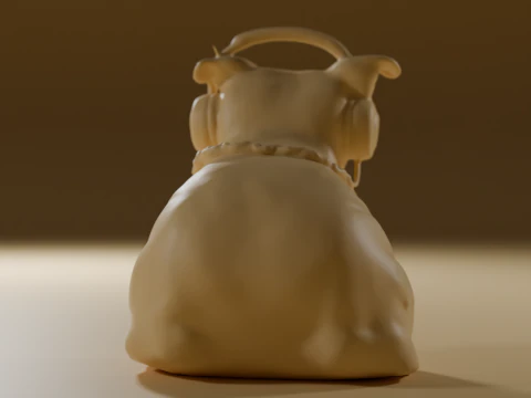 Pit Bull Terrier 3D Print Model