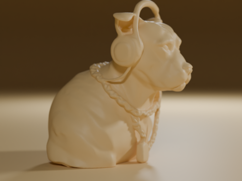Pit Bull Terrier 3D Принт Модель