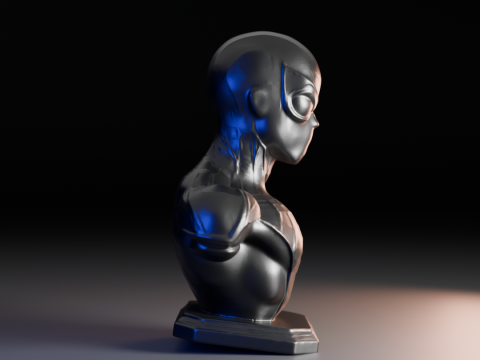 Spider man bust Modello di stampa 3D