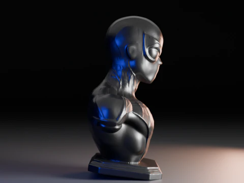 Spider-man buste 3D printmodel