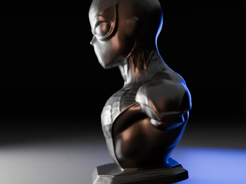 Spider-man buste 3D printmodel