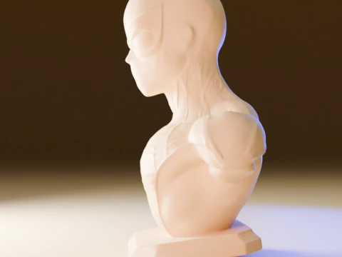 Spider-man buste 3D printmodel
