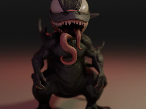 Venomgator 3D Print Model