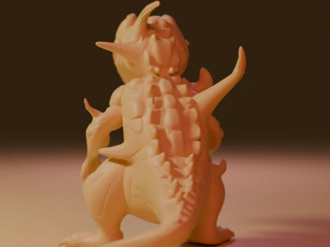 Venomgator 3D Print Model