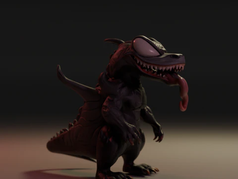 Venomgator 3D Print Model