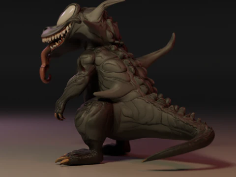 Venomgator 3D Print Model