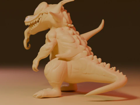 Venomgator 3D Print Model