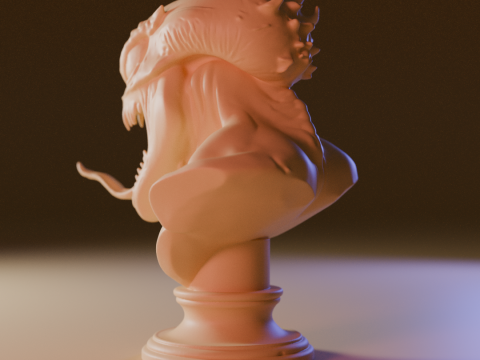 Venom bust 3D Print Model