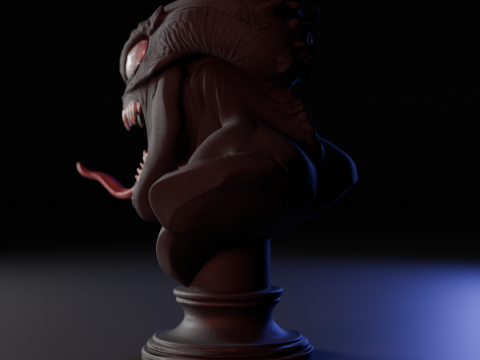 Venom bust 3D Print Model