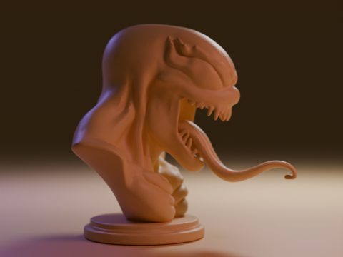 Venom bust 3D Print Model