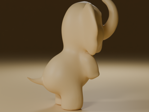 Cute elephant Modelo de Impressão 3D