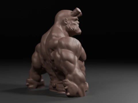 Hellboy bust 3D Print Model