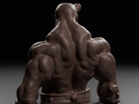 Hellboy bust 3D Print Model