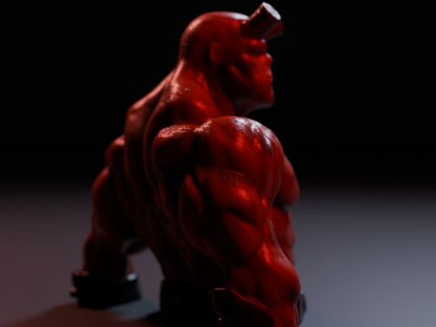 Hellboy bust 3D Print Model
