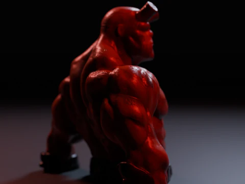 Hellboy bust 3D Print Model