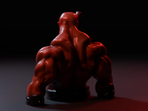 Hellboy bust 3D Print Model