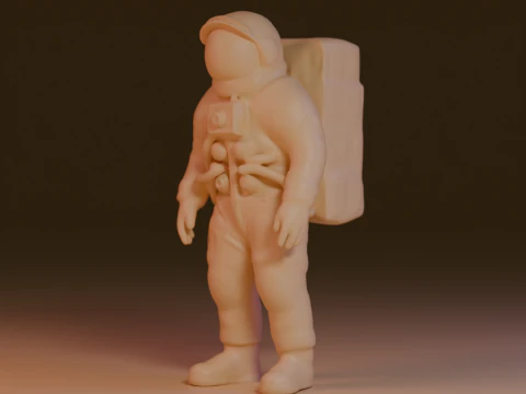 Astronot 3D Baskı Modeli