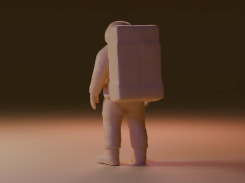 Astronaut 3D Print Model